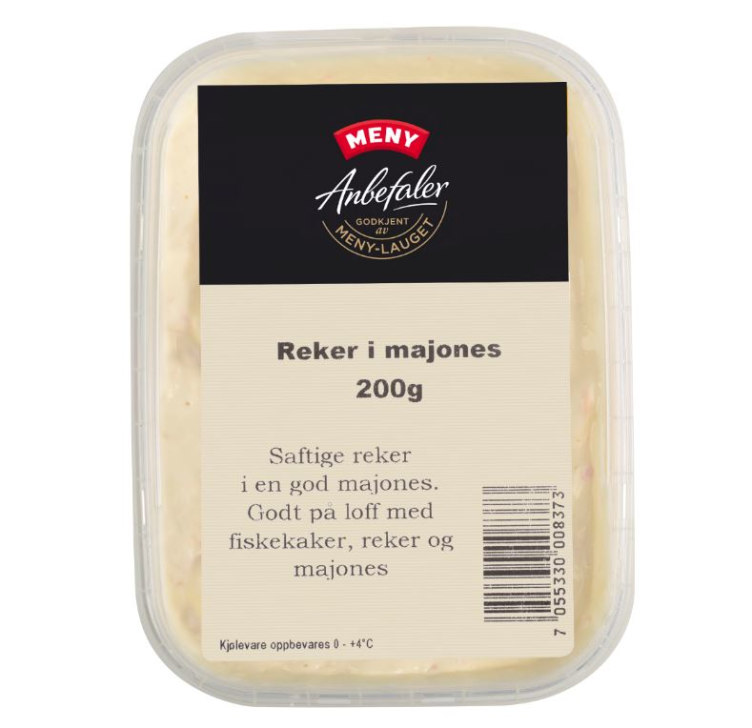 Reker i Majones 200g Meny