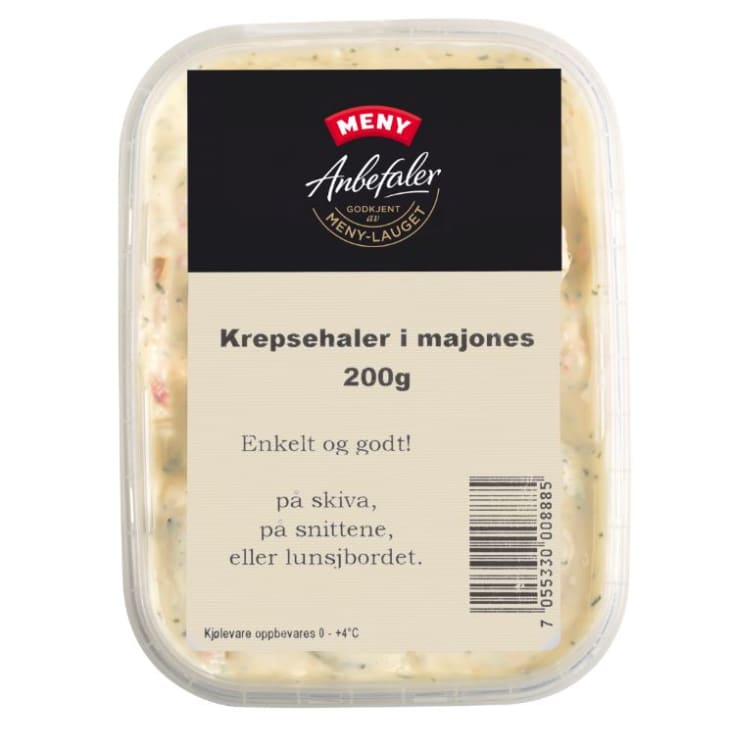 Krepsehaler i Majones 200g Meny