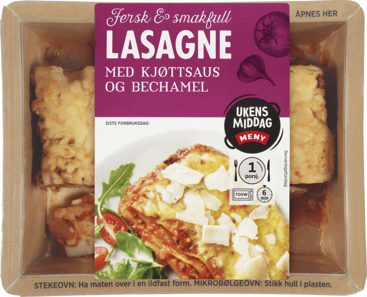 Lasagne 360g Meny