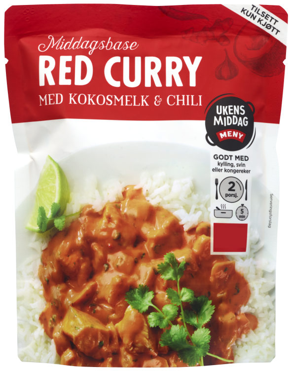 Red Curry Base 500g Meny