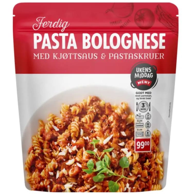 Pasta Bolognese 1kg Meny
