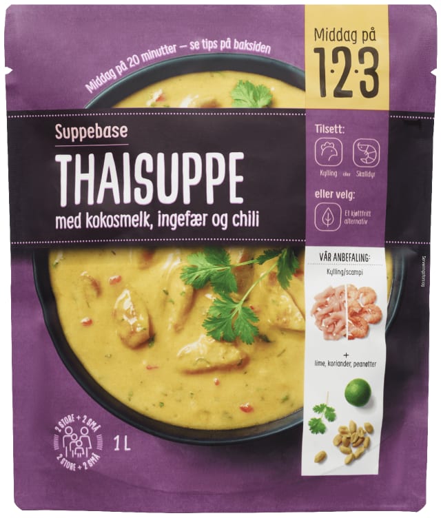 Thaisuppe 1l Middag På 123