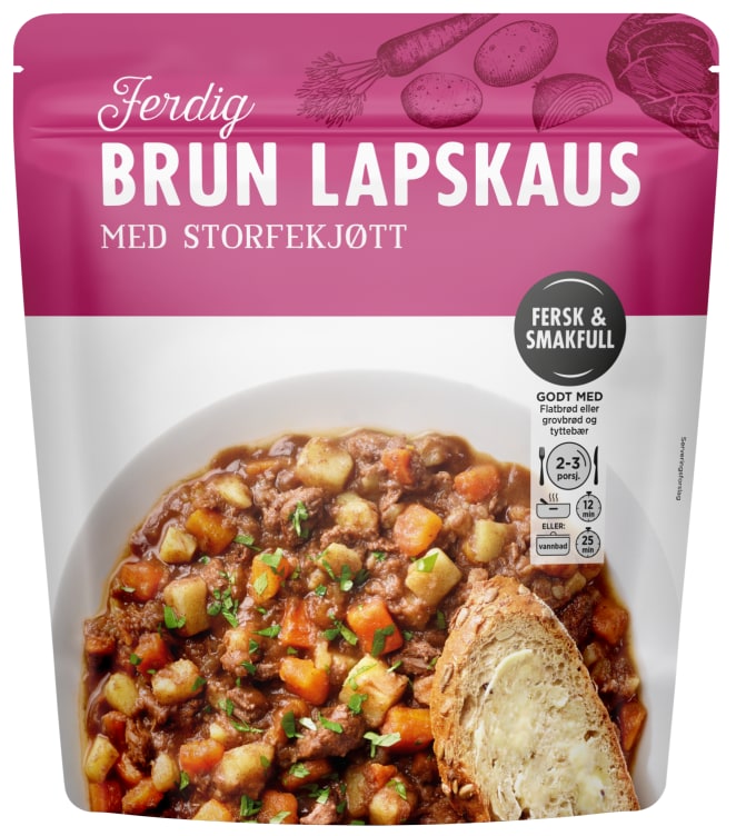 Brun Lapskaus 1kg F&S