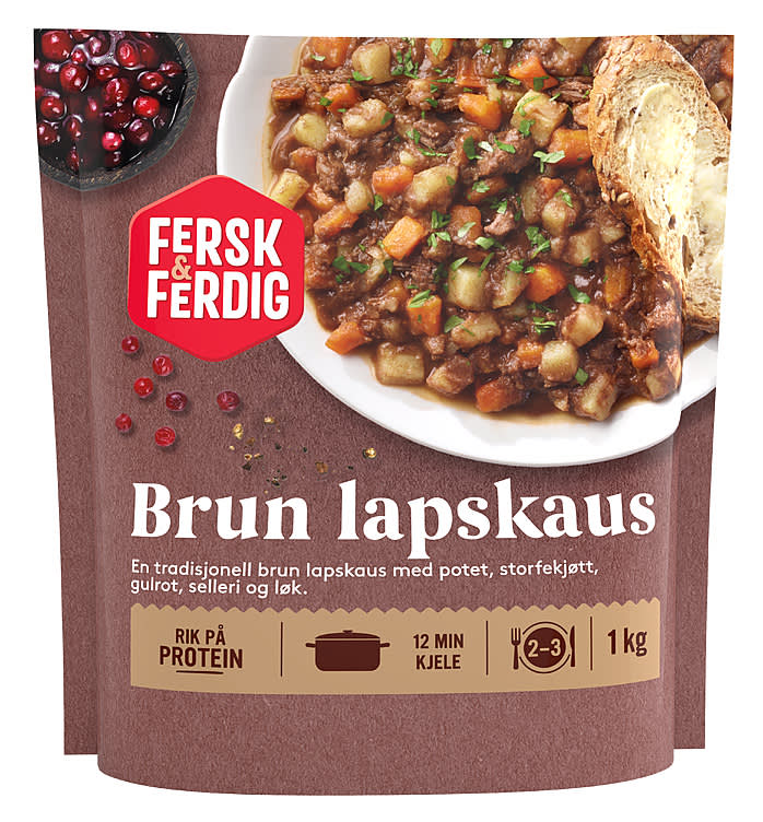 Brun Lapskaus 1kg Fersk&Ferdig