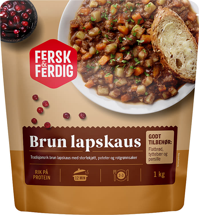 Brun Lapskaus 1kg Fersk&Ferdig