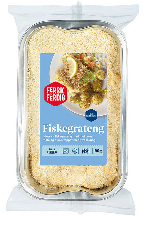 Fiskegrateng 800g Fersk&Ferdig