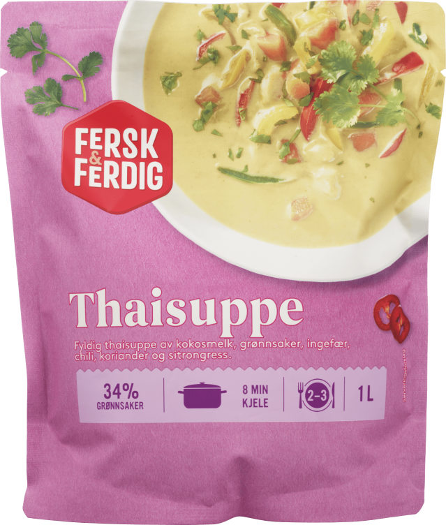Thaisuppe 1l Fersk&Ferdig
