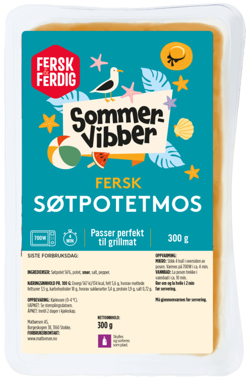Søtpotetmos 300g