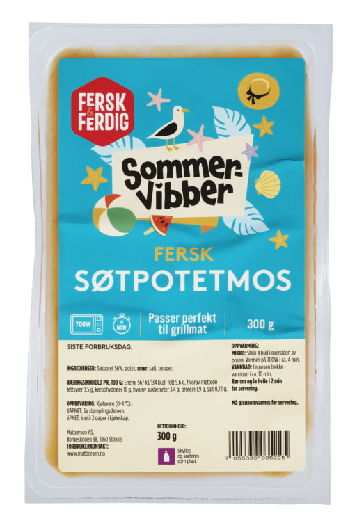 Søtpotetmos 300g