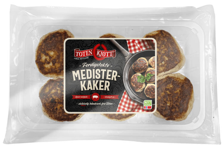 Medisterkaker 350g Toten Kjøtt
