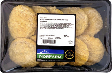 Kylling Burger 1kg
