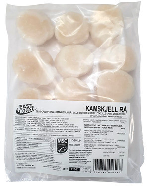 Kamskjell 10/20 500g