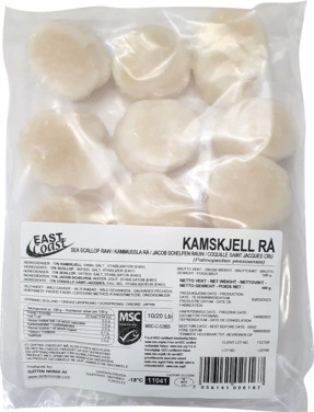 Kamskjell 10/20 500g