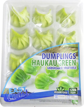 Dumplings Grønnsaker Haukau (green) East Coast
