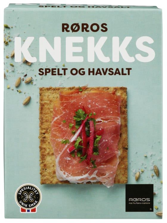 Knekks Kjeks m/Spelt&Havsalt 190g Røros