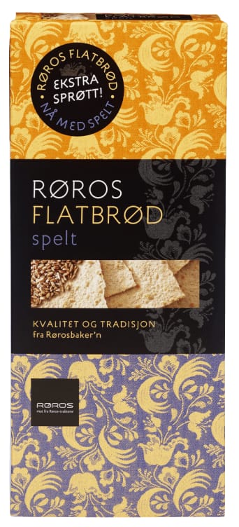 Flatbrød Spelt 190g Røros