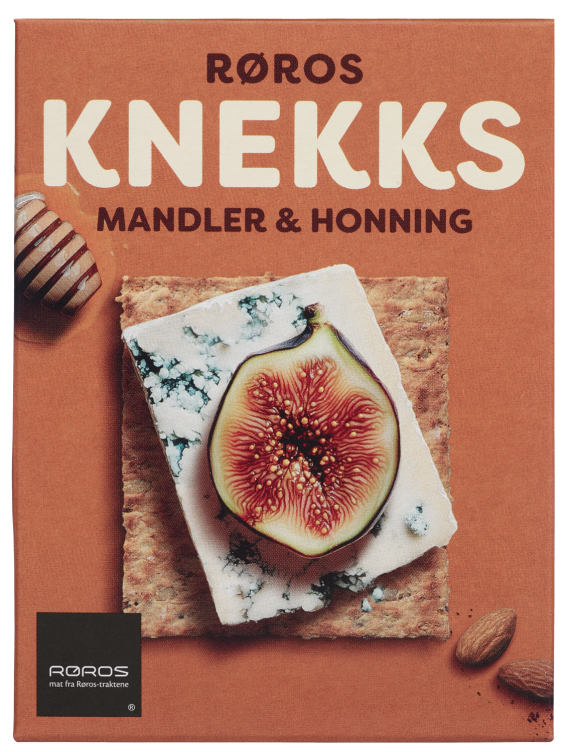 Knekks Kjeks Mandler&Honning 190g Røros