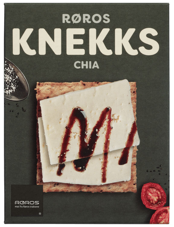 Knekks Kjeks Chia 190g Røros