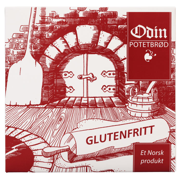 Flatbrød Odin glutenfri ca 280g