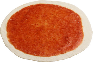 16" Rå Pizzabunn m/Saus 20st Slåtto