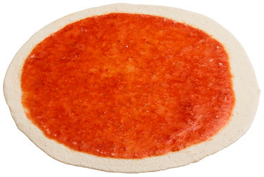 16" Rå Pizzabunn m/Saus 20st Slåtto