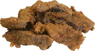 Biffstrimler Stekte, Naturell 1kg Frossen i Kokepose Slåtto