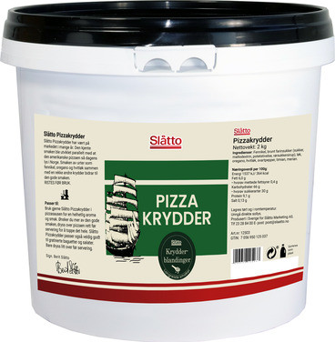 Pizza Krydder 2 kg Spann Slåtto