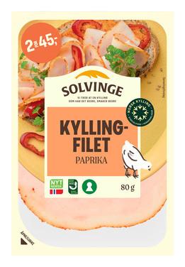 Kyllingfilet med Paprika 80g Solvinge