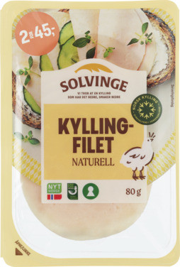 Kyllingpålegg Naturell 80g Solvinge