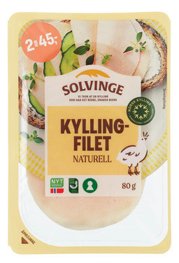 Kyllingpålegg Naturell 80g Solvinge