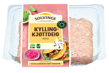 Kyllingkjøttdeig 400g Solvinge