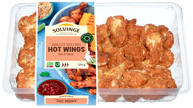 Grillede Kylling Hotwings 600g - Hot&Spicy