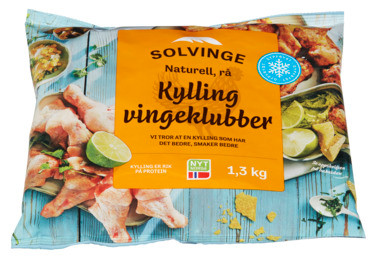 Kylling Vingeklubber 1.3kg