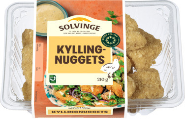 Kylling Nuggets 210g Solvinge