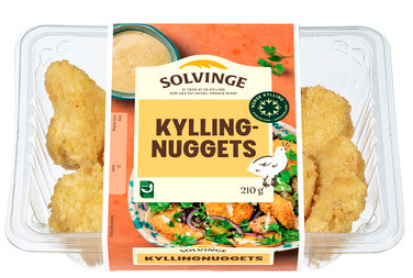 Kylling Nuggets 210g Solvinge