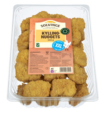 Kyllingnuggets 900g Xxl