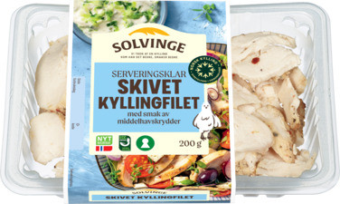 Skivet Kyllingfilet Middelhavskrydder 200g