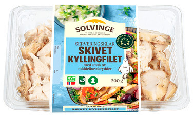 Skivet Kyllingfilet Middelhavskrydder 200g