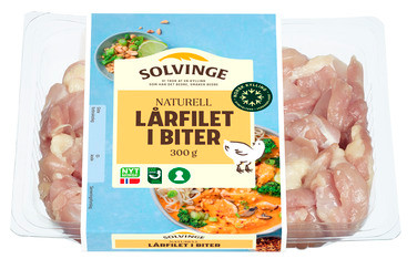 Lårfilet i Biter 300g Solvinge