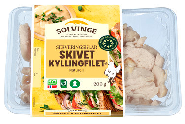 Skivet Kyllingfilet Naturell 200g