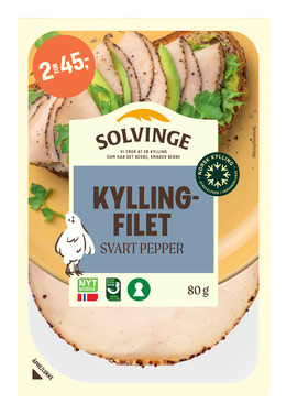 Kyllingfilet Svart Pepper 80g Solvinge