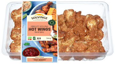 Grillede Kylling Hotwings 700g - Hot&Spicy