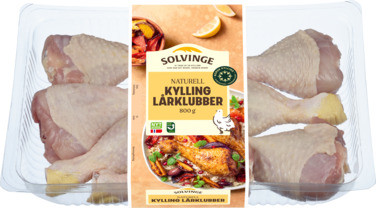 Kyllingklubber, rå solvinge