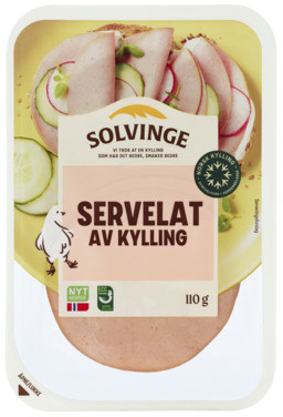 Servelat av kylling
