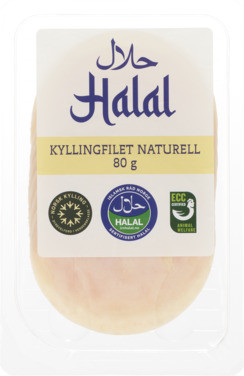 Halal Kyllingpålegg Naturell 80g
