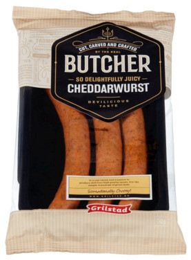 Grilstad Butcher Cheddarwurst 3x80g