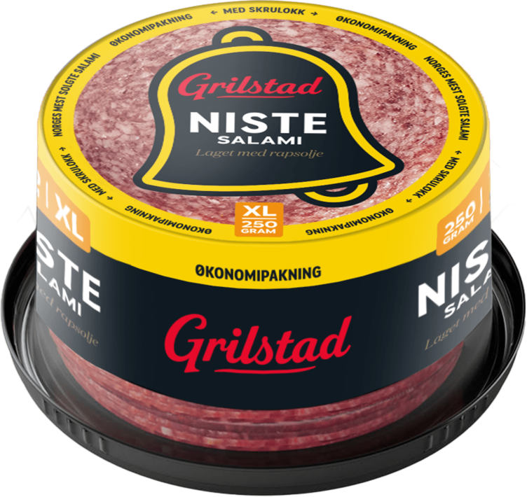 Nistesalami Bordpakning 250g Grilstad