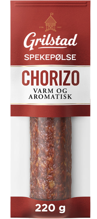 Chorizo hel 220g Grilstad