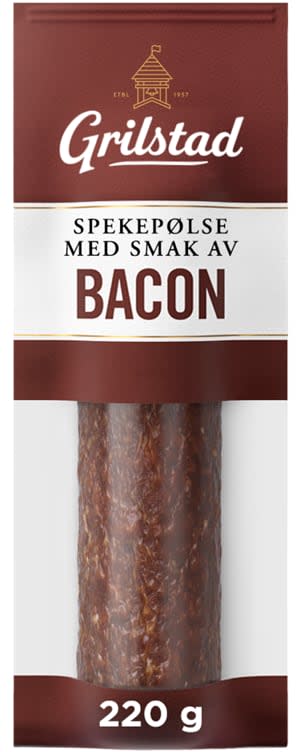 Spekepølse hel Bacon 220g Grilstad