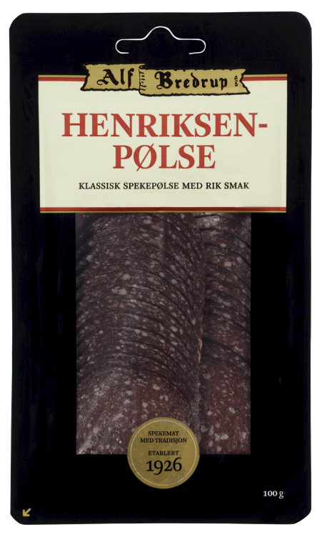 Henriksenpølse 100g Bredrup
